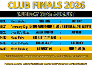 Club Tournament Finals