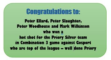Well done Priory